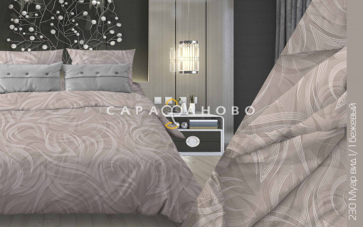 Ткань бязь 150 см 140 гр рис. 230в1/1 Муар