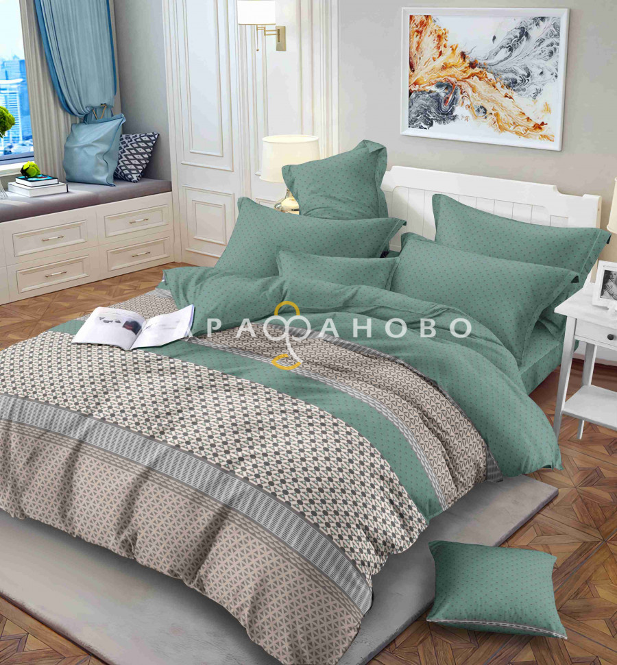 Ткань Полисатин дисперс 220 см 80 гр рис 4607, фото 1