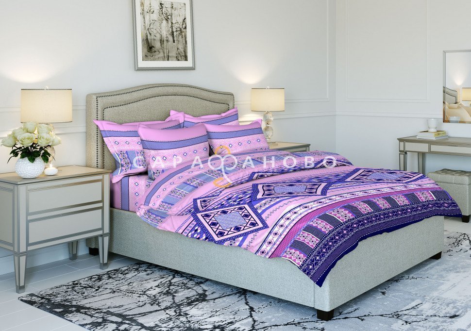 Ткань Бязь 220 см рис. 5258-2 "Северный традиции", фото 1