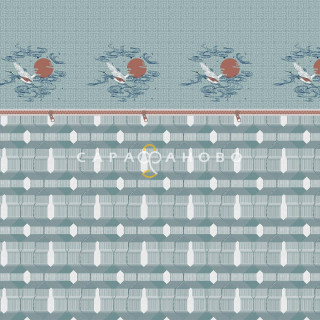 Ткань Бязь 220 см 6744-2 Интерио