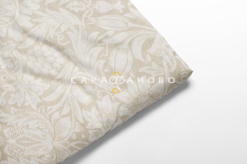 Ткань Сатин 220 см "Жозефина" рис 11498-1