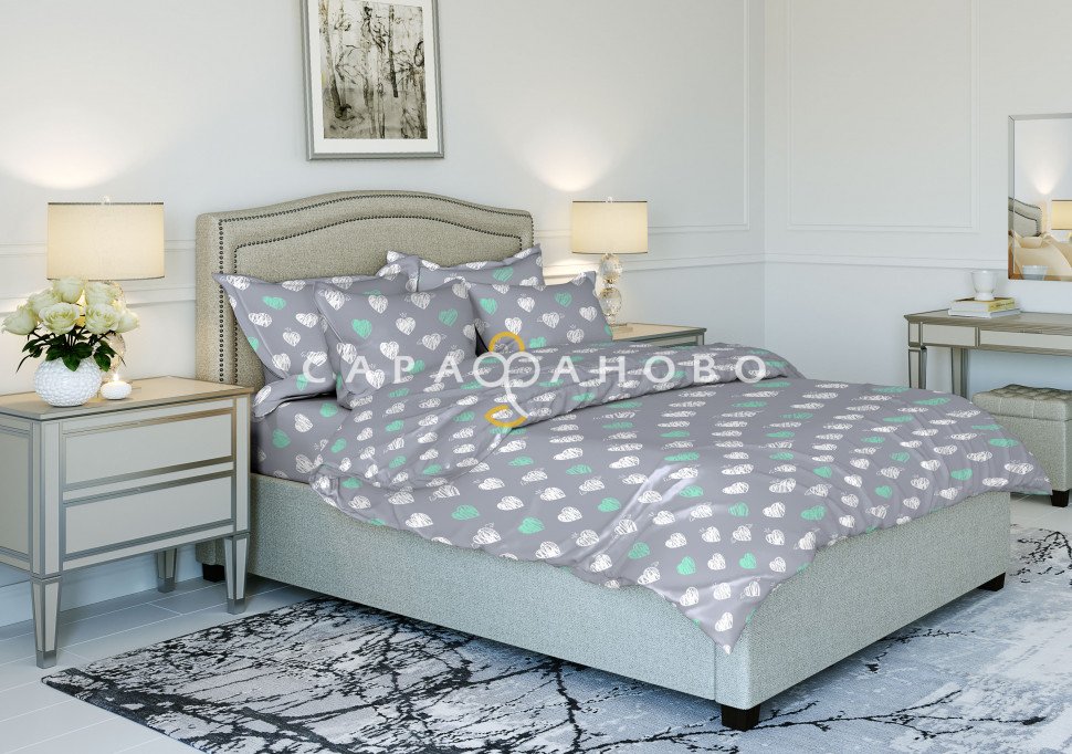 Ткань Бязь 150 см рис. 9313-2 "Моника", фото 1