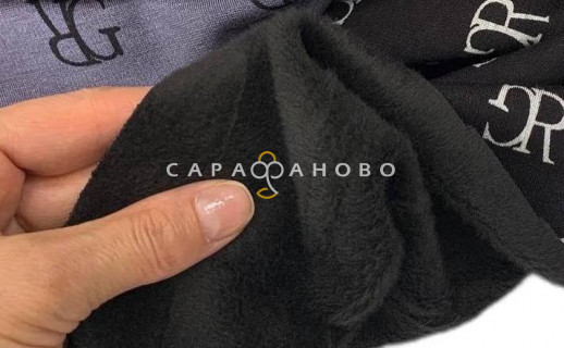 Трикотаж на меху 150 см 400 г/м2 рис Д205 С2