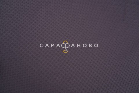 Ткань Вафельное полотно 150 см рис. 39001 Графит (1х1см)