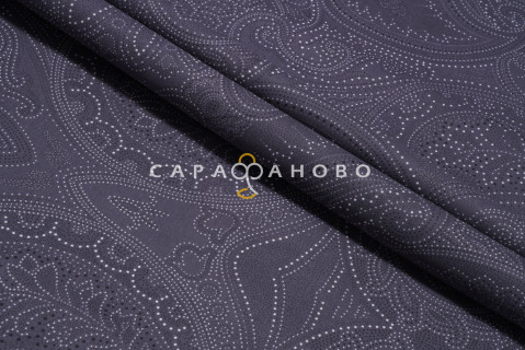 Ткань Бельевое полотно 220 см Королевский бархат black рис 21130 вид 1