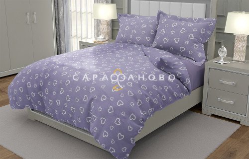 Ткань бязь 220 см "Аморе" рис 12038 вид 2