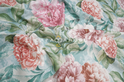 Ткань Сатин 220 см Парадайз рис 6724 вид 1
