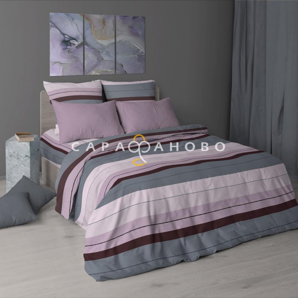 Ткань Бязь 220 см рис 7199 вид 3 "Ритм", фото 1