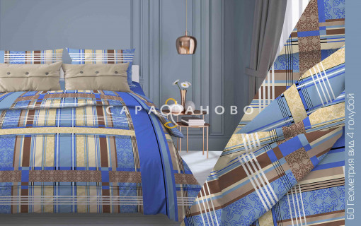 Ткань бязь 150 см 105 гр рис. 60в4 Геометрия