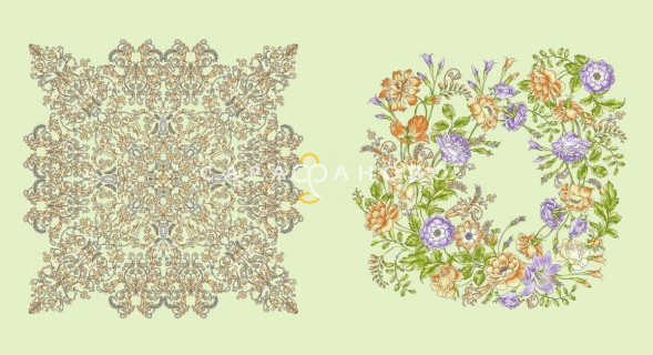 Ткань Перкаль 150 см рис 13321 вид 3 Nectar