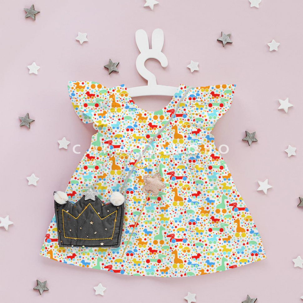 Ткань Фланель 90 см рис 29146 вид 4 "Игрушки", фото 1