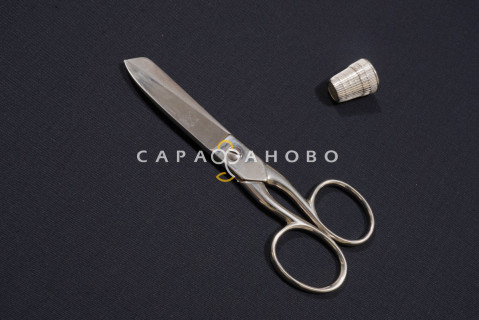 Ткань Саржа 150 см 260 гр №316 Чёрный