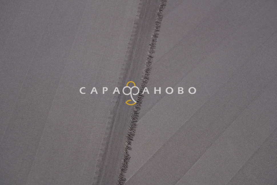 Ткань Микросатин Страйп 3х3 240 см 95 гр диз Графит, фото 5