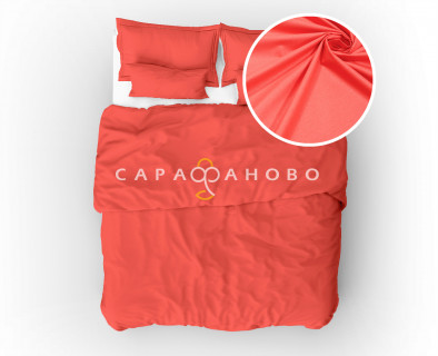 Ткань Поплин 220 см рис. 70070 №45 Аристократ (коралл)