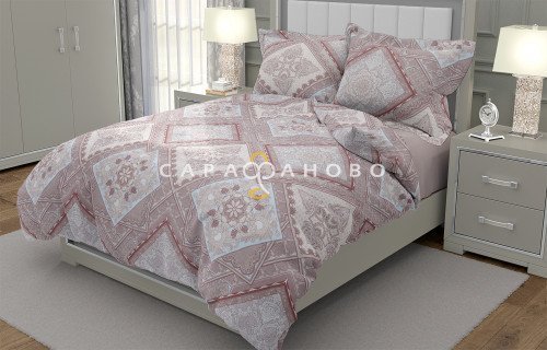 Ткань бязь 220 см "Пальмира" рис 70051 вид 1