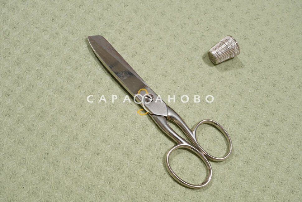 Ткань Вафельное полотно 150 см рис. 27091 Олива (1х1см), фото 7