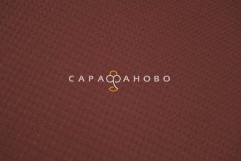 Полотно вафельное 150 см.(7х7) гл/кр №095 Шоколад