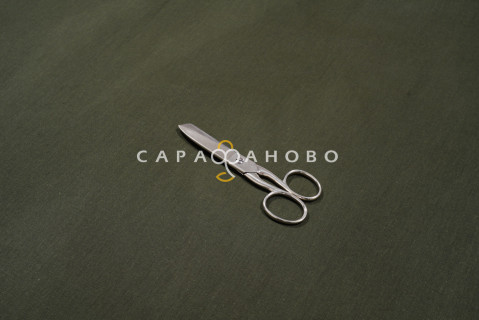 Ткань Бязь 150 см 120 гр рис. Оливковый вид 3/6