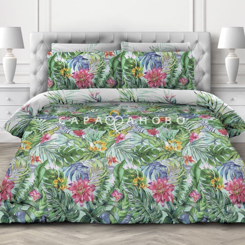 Ткань Бязь 220 см Paradise Gardens "Майорка" рис 6465 вид 1, фото 1