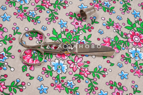 Ткань Бязь 150 см Плательная Коллекция рис 10202 вид 3