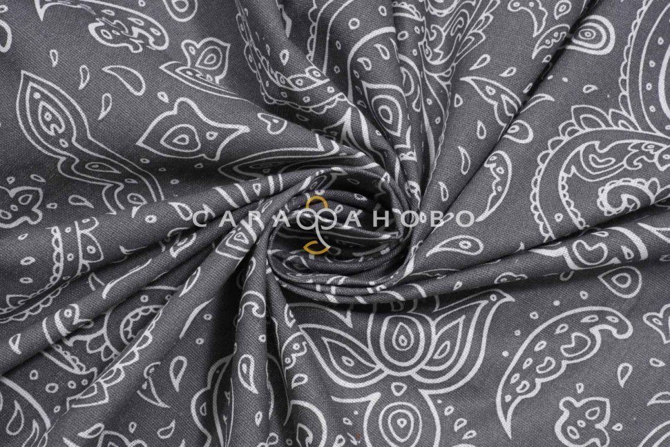 Ткань Бязь 150 см 140 гр рис. 228в8 Турецкие огурцы, фото 3