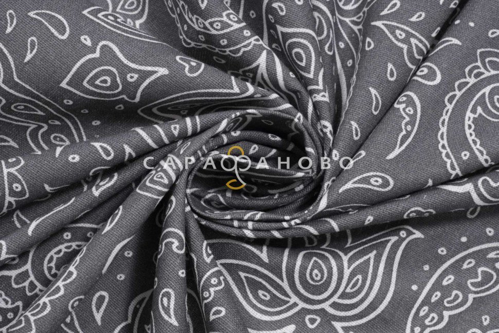 Ткань Бязь 150 см 140 гр рис. 228в8 Турецкие огурцы, фото 6
