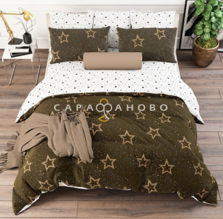 Ткань Поплин 220 см рис 28252/1 Звёздное небо (основа)