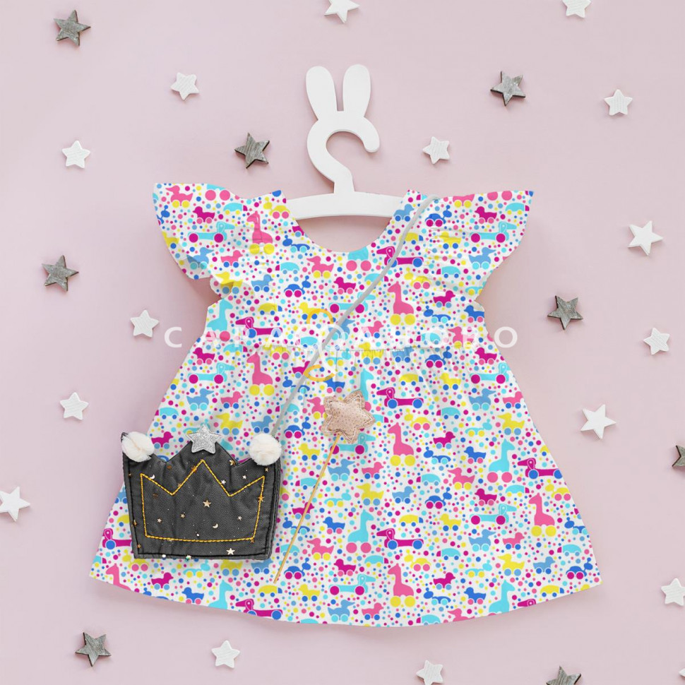 Ткань Фланель 90 см рис 29146 вид 3 "Игрушки", фото 1