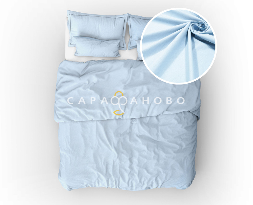 Ткань Перкаль 220 см 110 гр рис 8606410 Индиго, фото 1