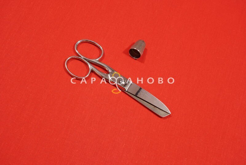 Ткань Бязь 150 см 140 гр. рис. 7 Красный, фото 6