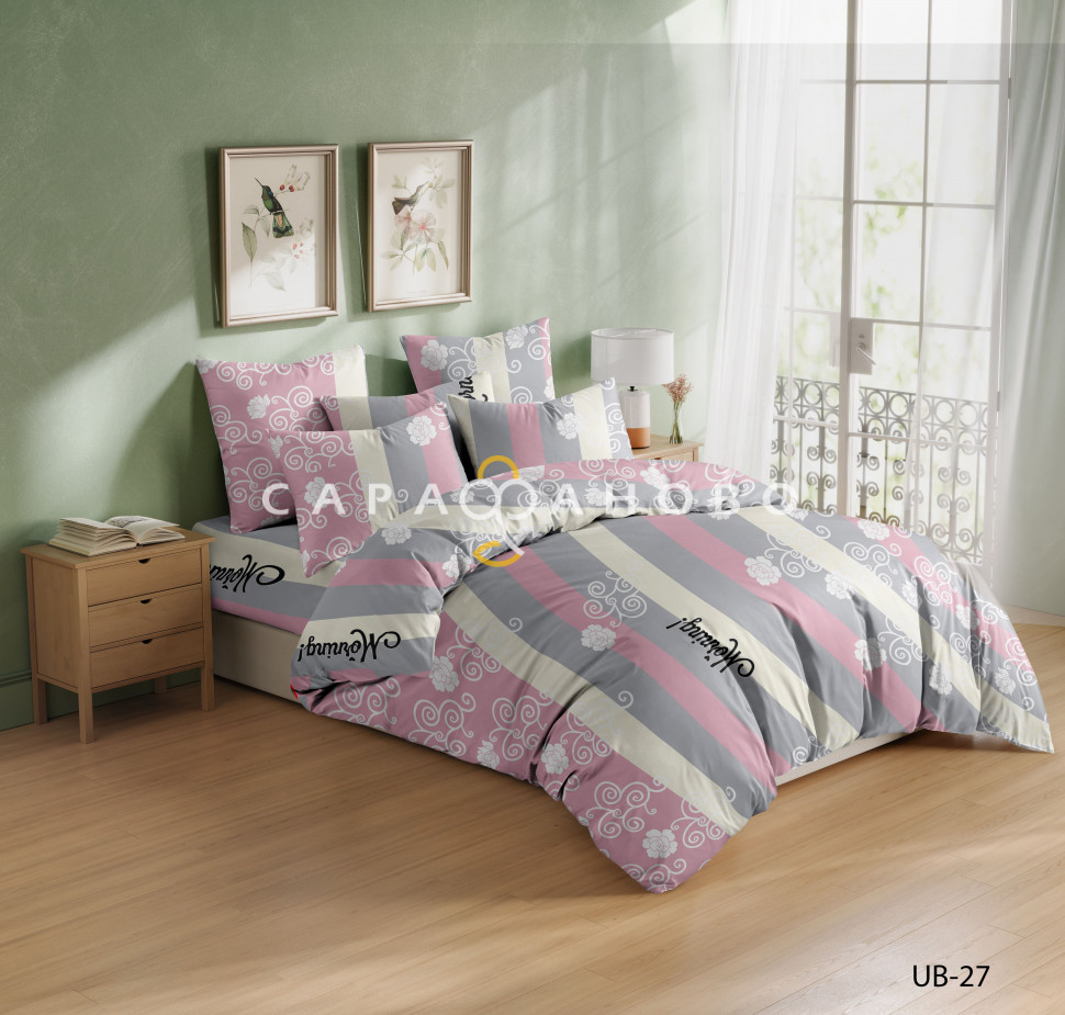 Ткань Бязь 150 см 120 гр диз. UB-27, фото 1