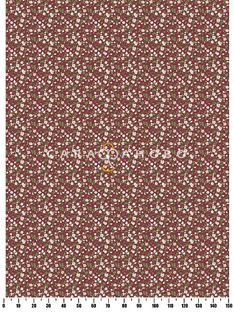 Ткань Перкаль 150 см 124гр рис 21215-2, фото 2