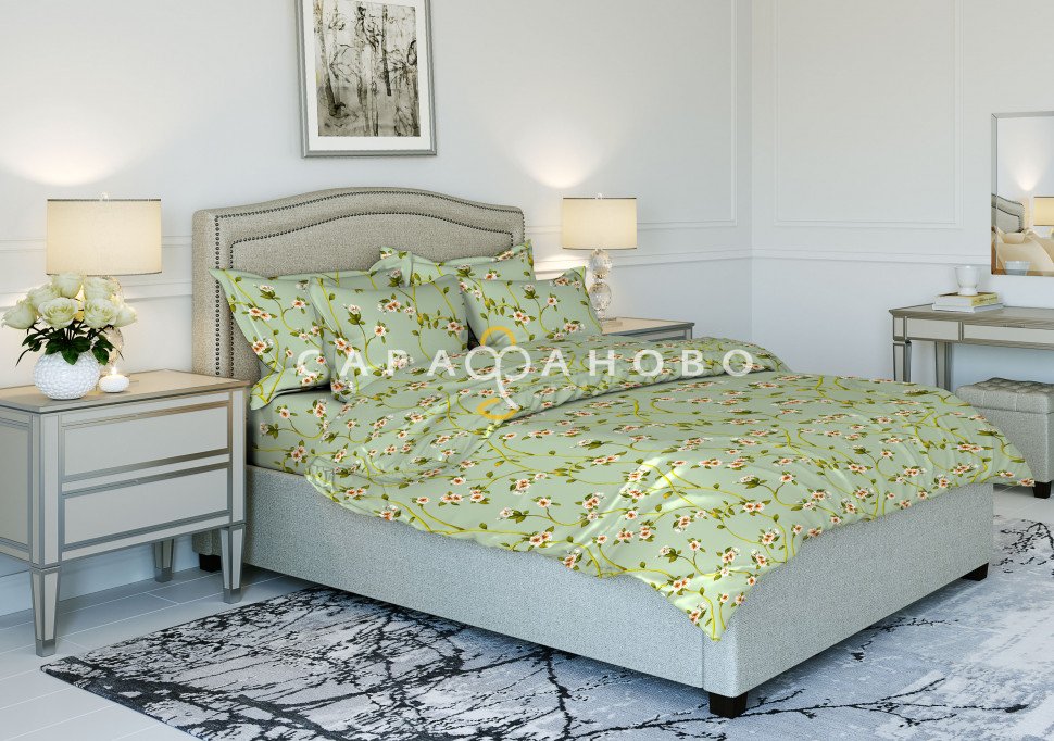 Ткань Бязь 150 см рис. 7128-1 "Восходы", фото 1
