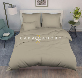 Ткань Бязь 220 см гл/к Серое перо