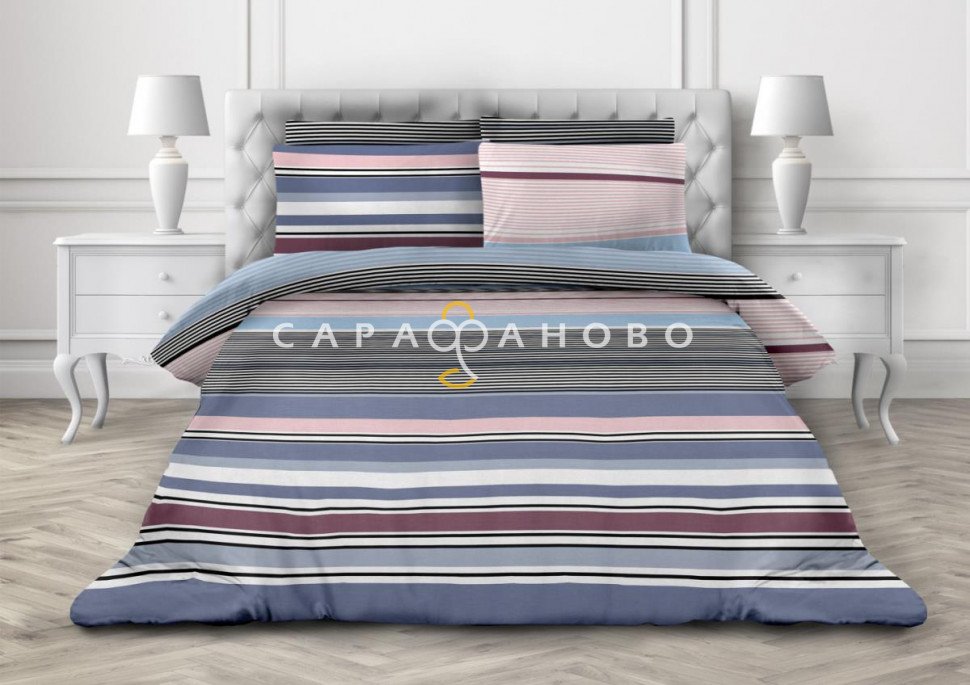 Ткань Бязь 220 см рис 6471 вид 1 "Танго", фото 1