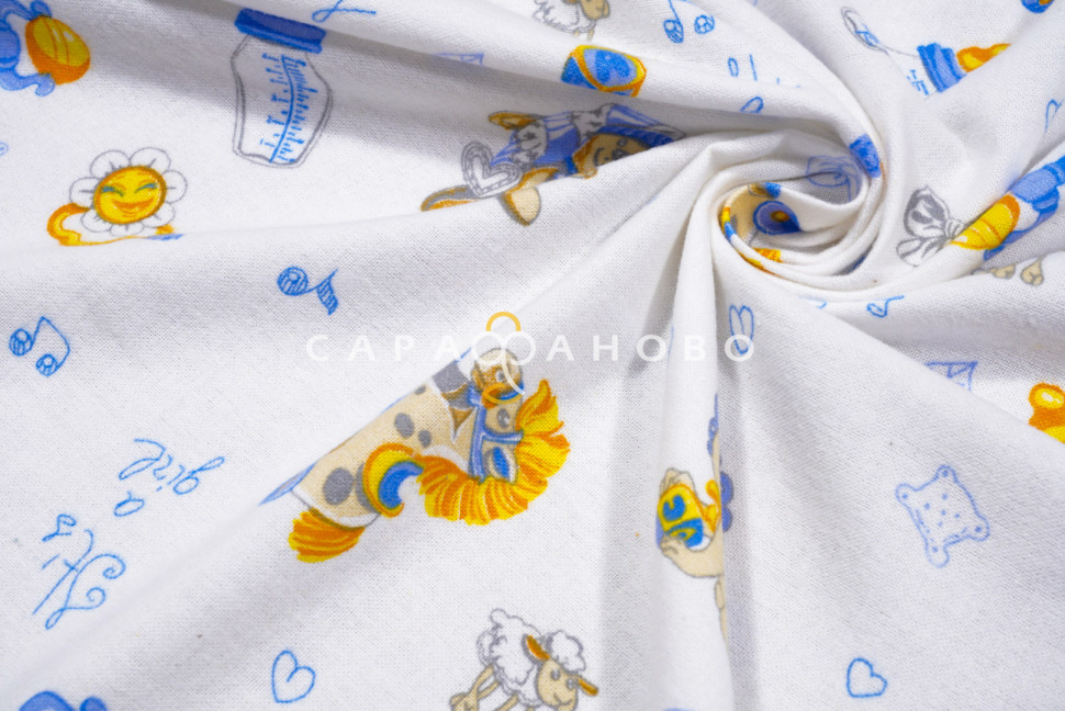 Ткань Фланель 90 см 175 гр №897-2П б/з Baby, фото 4