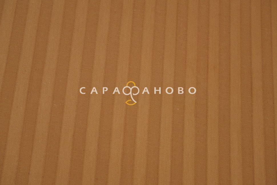 Ткань Страйп-Сатин 240 см рис. 36002 Шоколад (полоса 1х1), фото 2