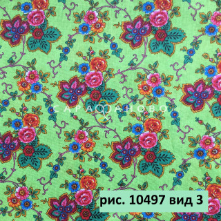 Ткань Бязь 150 см Плательная Коллекция рис 10497 вид 3