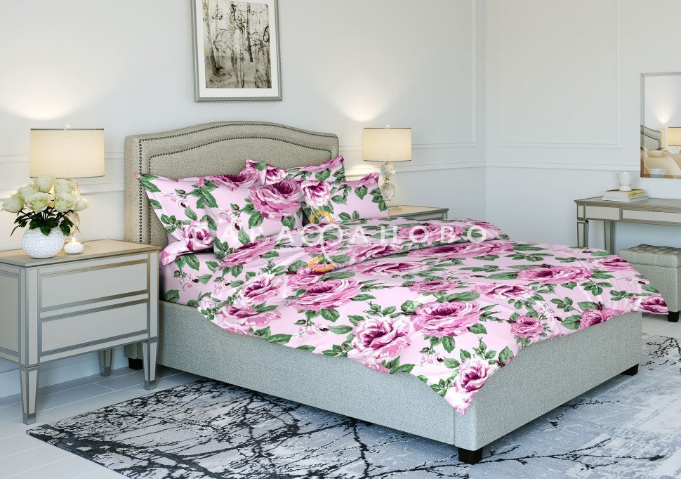 Ткань Бязь 150 см рис. 2498-3 "Венецианский сад", фото 1