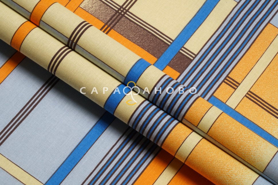 Ткань поплин 220 см Хьюстон рис 4512 вид 1, фото 2