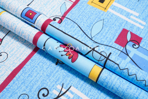 Ткань Бязь 150 см 105 гр рис. 033в4 Стамбул