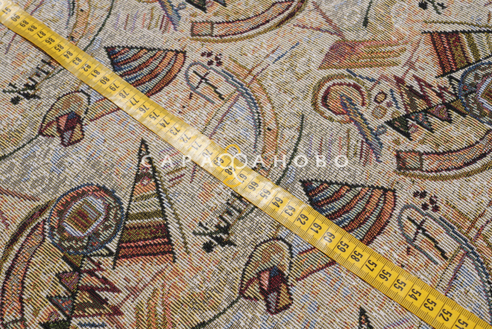 Ткань Гобелен 150 см рис JM-043 D, фото 5