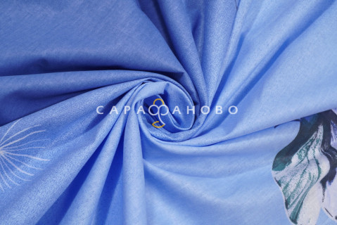 Ткань Перкаль 220 см рис. 445-1 Одуванчики 3D (основа)