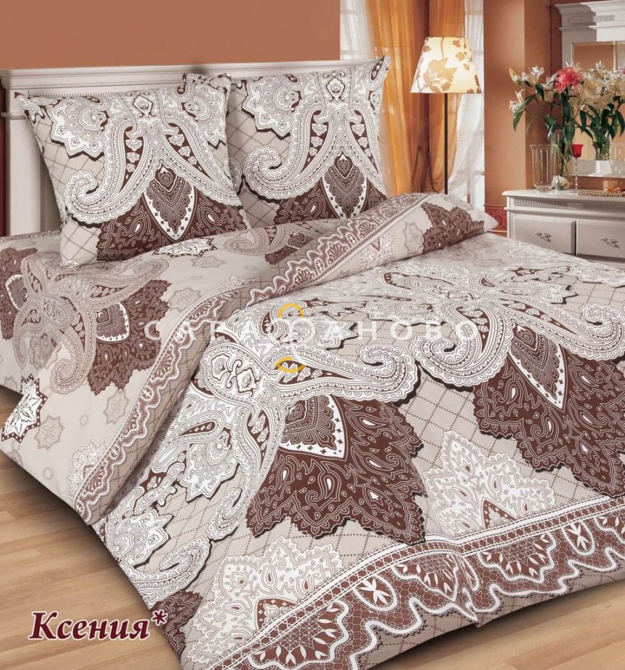 Ткань поплин 220 см Ксения компаньон рис 10496 вид 1, фото 2