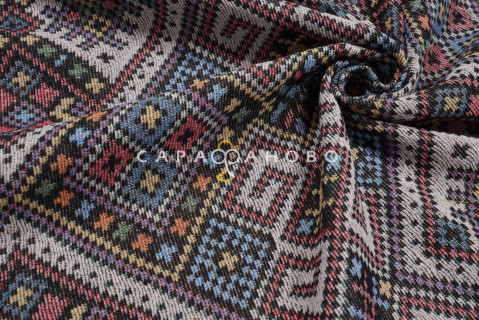 Ткань Гобелен жаккард 150 см рис KS20