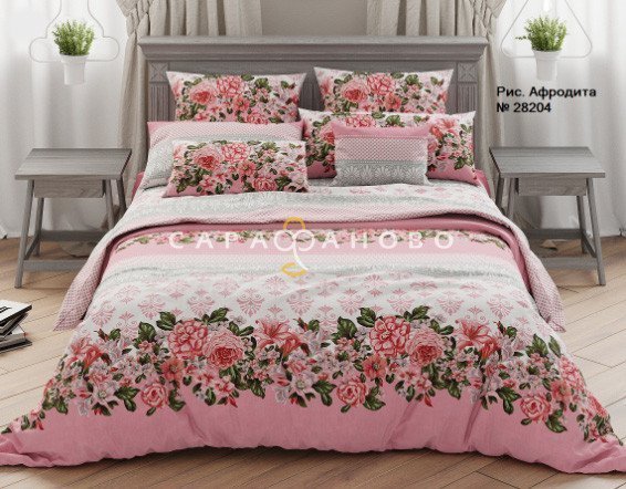 Ткань Бязь 220 см. набивная Афродита рис. 28204/1, фото 1