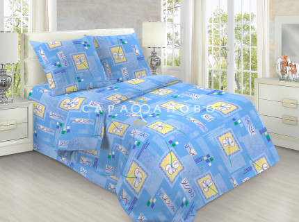 Ткань Бязь набивная 150 см 120 гр рис 0720/1