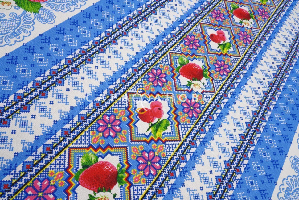 Ткань Вафельное полотно 150 см рис. 10600/1 Лето, фото 3