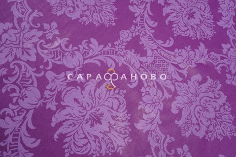 Ткань Поплин Жаккард 220 см рис. 10333/7 Сапфир