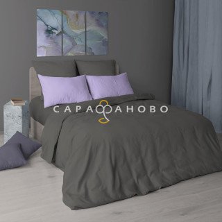 Ткань Перкаль 220 см рис 24500 вид 92 графит